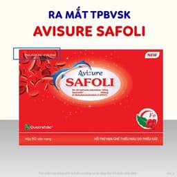 Avisure Safoli –( hộp 30 viên và 60 viên ) Bổ Sung Sắt & Acid Folic , Cho Mẹ Bầu , Mẹ Cho Con Bú Và Người Thiếu Máu 1