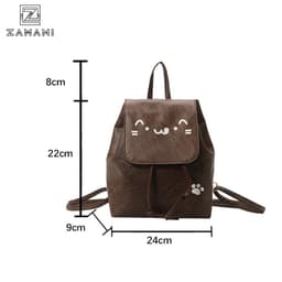 Balo Da Nữ Mini Dây Rút Thời Trang Phối Đồ Siêu Xinh ZAMANI B0041 Đi Học, Đi Chơi 3