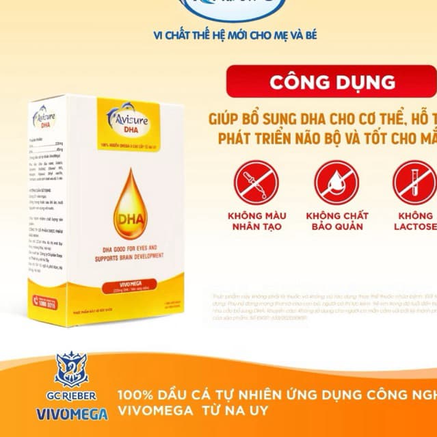 Avisure DHA Cho Mẹ – Bổ Sung DHA Cho Phụ Nữ Mang Thai, Hỗ Trợ Phát Triển Não Bộ & Thị Giác Thai Nhi