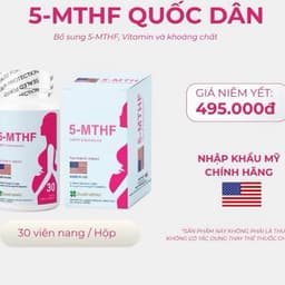 5MTHF ( lọ 30 viên)- Cung cấp vi chất thiết yếu vitamin tổng hợp cho phụ nữ thả bầu, phụ nữ mang thai và trong thai kỳ 2