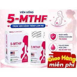 5MTHF ( lọ 30 viên)- Cung cấp vi chất thiết yếu vitamin tổng hợp cho phụ nữ thả bầu, phụ nữ mang thai và trong thai kỳ 5