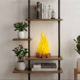 Đèn Decor Ngọn Lửa 3DLUXI, Đèn Ngủ, Decor Phòng Khách, Bàn Làm Việc In 3D Từ Nhựa PLA/PETG An Toàn 5