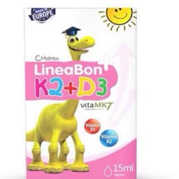 Lineabon (hồng 15ml) tinh khiết hỗ trợ hấp thu canxi dạng nhỏ giọt tiện lợi cho bé 2