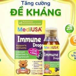 MediUSA Immune Drops 100ml - Trẻ em và trẻ sơ sinh cần tăng cường sức đề kháng 1