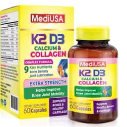 K2 D3 Calcium Collagen MediUSA – Viên uống bổ khớp (60 viên) 2