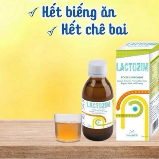 Lactozim- Cung cấp 9 enzym tự nhiên giúp trẻ tiêu hóa tốt, giảm đầy chướng bụng