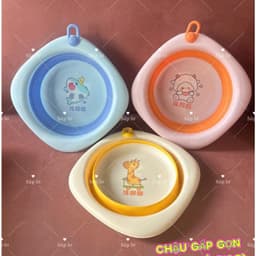 ( K&S ) Chậu Rửa Mặt Gấp Gọn Hình Voi Cho Bé  – Tiện Dụng, Dễ Sử Dụng . 2