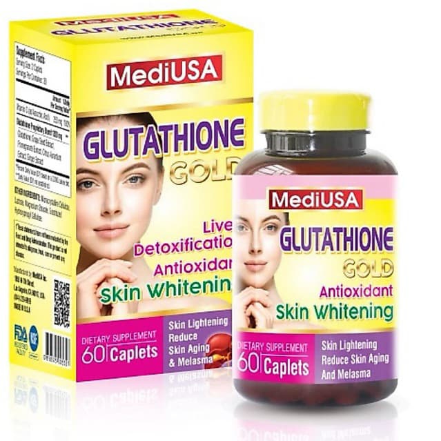 Viên Uống Trắng da MediUSA Glutathione Gold - Bí Quyết Cho Làn Da Trắng Sáng, Rạng Ngời