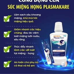 Nước Súc Họng Miệng PlasmaKare (250ml) Nano Bạc Tiện Dụng Mang Theo Chính Hãng 3