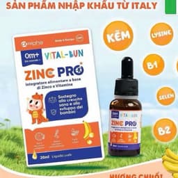 VITAL-BUN ZINC PRO -cung cấp kẽm và vitamin, tăng cường miễn dịch và vị giác giúp trẻ ăn ngon 1