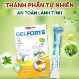 Gel ngậm họng Otosan Throat Gel Forte (hộp 12 gói] Hỗ trợ giảm ho, viêm họng, đau rát họng 1