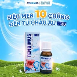 Men vi sinh 10 chủng TENBIMUS 10ml - Lợi Khuẩn, Hỗ Trợ Tiêu Hóa, Giảm Táo Bón, Tăng Sức Đề Kháng 10ML 1