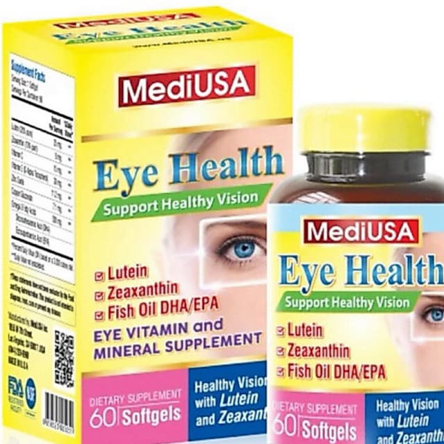 Viên uống bổ mắt Mediusa Eye Healthy (Hộp 60 viên)