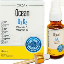 Ocean D3K2 ( 20 ml) bổ sung vitamin giúp xương và răng chắc khỏe.Hỗ trợ phát triển chiều cao cho trẻ nhỏ 1