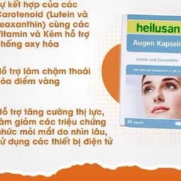 Viên Uống Bổ Mắt Heilusan Augen Kapseln - Hỗ Trợ Cải Thiện Thị Lực, Giảm Nhức Mỏi Mắt 30 Viên/Hộp 3