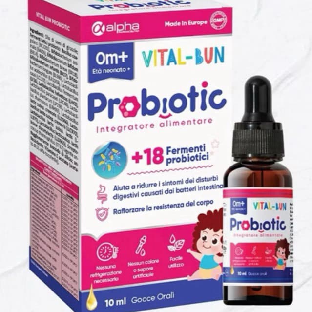 Vital - Bun  Probiotic - Men Vi Sinh Probiotic 18 chủng-10ml
