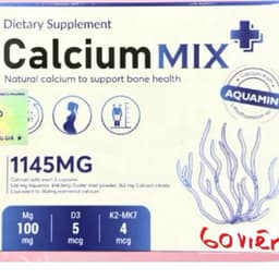 CALCIUM MIX ( 60 viên).Canxi Hữu Cơ,Bổ Sung, D3K2 Và Các Khoáng Chất Tốt Cho Xương, Canxi Cho Mẹ Bầu 2