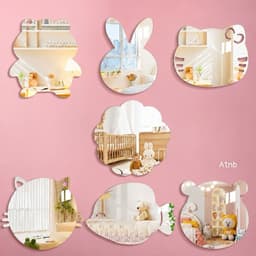 ✨ GƯƠNG TRANG TRÍ ACRYLIC DÁN TƯỜNG – XINH XẮN, AN TOÀN, DỄ DÁN 💕 2