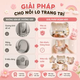 ✨ GƯƠNG TRANG TRÍ ACRYLIC DÁN TƯỜNG – XINH XẮN, AN TOÀN, DỄ DÁN 💕 3