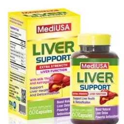 Hỗ trợ tăng chức năng gan MediUSA Liver Support hộp 60 viên 1