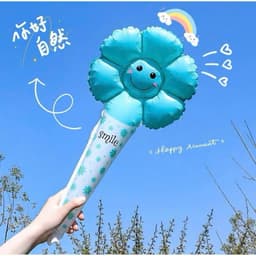SÉT SỈ 10/5 CÁI Bóng bay mặt cười,bong bóng hoa cúc cầm tay trang trí lớp học,khai giảng 2/9,sinh nhật,Trung Thu,mầm non 7