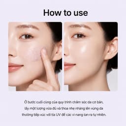 LOUVCELL Tinh chất chống nắng nâng tông Purple Berry Tone Up Sun Serum SPF50+ PA++++ 50g 9