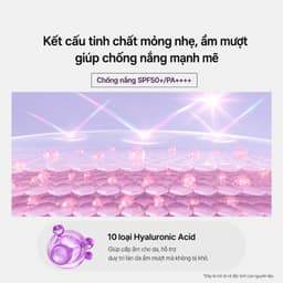 LOUVCELL Tinh chất chống nắng nâng tông Purple Berry Tone Up Sun Serum SPF50+ PA++++ 50g 4