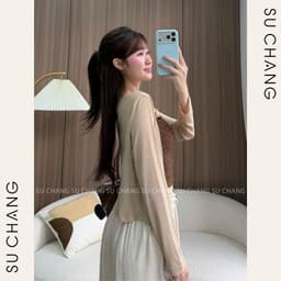 Set Áo Cardigan Kèm Quây Hoa Nhí S345 Kenco Thời Trang Nữ Sài Gòn 7
