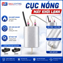 Cục nóng máy tạo khói 1500W 3000W buồng đốt gia nhiệt linh kiện thay thế cho máy phun khói sân khấu 5