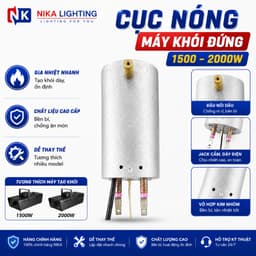 Cục nóng máy tạo khói 1500W 3000W buồng đốt gia nhiệt linh kiện thay thế cho máy phun khói sân khấu 6
