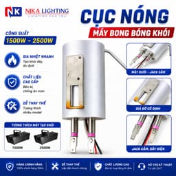 Cục nóng máy tạo khói 1500W 3000W buồng đốt gia nhiệt linh kiện thay thế cho máy phun khói sân khấu 7