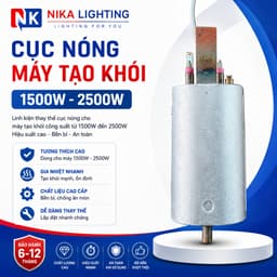 Cục nóng máy tạo khói 1500W 3000W buồng đốt gia nhiệt linh kiện thay thế cho máy phun khói sân khấu 4