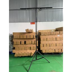 Chân treo đèn sân khấu có tời nâng hạ, giá treo đèn 1 thanh và 2 thanh ngang treo đèn Beam PAR LED 8