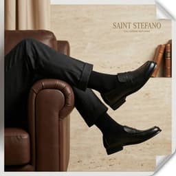 Giày Da Bò Saint Stefano G129 - Penny Loafer Ivy League - Dễ Phối Đồ 3