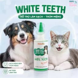 Gel vệ sinh răng miệng - gel loại bỏ cao răng, trắng răng, diệt vi khuẩn cho chó mèo White Teeth Vimedim 100ml 2