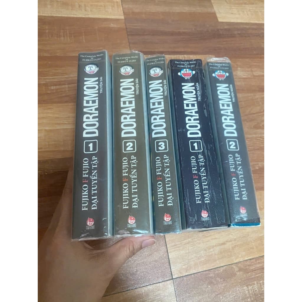 Bộ 5q vở Doraemon đại tuyển tập T1,2,3 ngắn + dài - Doremon