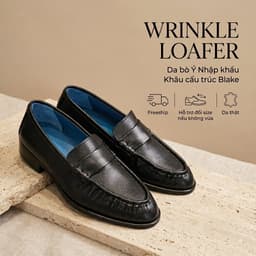 Giày Loafer Saint Stefano GK03 - Da Nhúm Mũi - Blue Line Da Ý 1