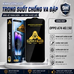 Kính cường lực Oppo A74 4G 5G cao cấp trong suốt Miếng dán cường lực bảo vệ điện thoại 1
