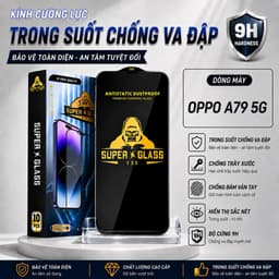 Kính cường lực Oppo A79 5G trong suốt phủ nano Miếng dán bảo vệ cam điện thoại 1