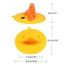【Hot】Sét 2 miếng kẹp nhắc nồi bằng silicon cách nhiệt hình chú vịt dễ thương 9
