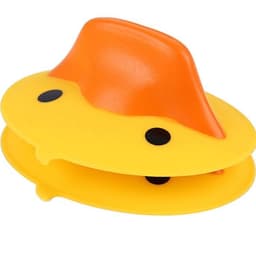 【Hot】Sét 2 miếng kẹp nhắc nồi bằng silicon cách nhiệt hình chú vịt dễ thương 8