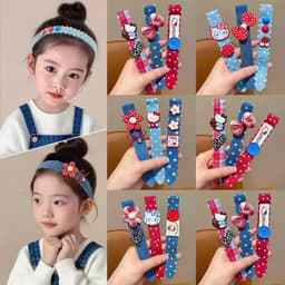 Combo  Dán tóc cho bé kurumi dễ thương cho bé. Phụ kiện tóc Cài Tóc 8