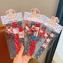 Combo  Dán tóc cho bé kurumi dễ thương cho bé. Phụ kiện tóc Cài Tóc 9