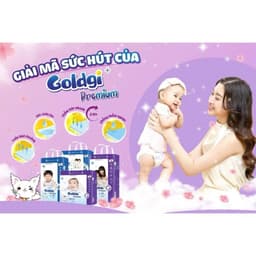 [Mẫu Mới] Bỉm Dán/Quần Goldgi+ Premium Cao Cấp Đủ Size. 8