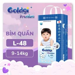 [Mẫu Mới] Bỉm Dán/Quần Goldgi+ Premium Cao Cấp Đủ Size. 9
