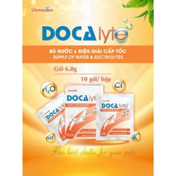 Docalyte-Bù nước và điện giải cấp tốc cho chó mèo. Dùng trong trường hợp tiêu chảy, sốt cao, sốc nhiệt. 2