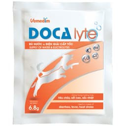 Docalyte-Bù nước và điện giải cấp tốc cho chó mèo. Dùng trong trường hợp tiêu chảy, sốt cao, sốc nhiệt. 4
