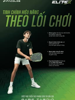 Vợt Elite X V2 Tardio Facolos Chính Hãng - Phiên Bản Giới Hạn Đặc Biệt, Công Nghệ Lõi Mới Nhất 2026 5