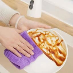 Khăn Lau Bếp Đa Năng Thấm Hút Siêu Tốt Tái Sử Dụng - cuộn 20 khăn - Sạch Bóng - Thấm Hút - Bền Đẹp 9