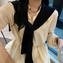 [ MỞ BÁN ] Khăn Quàng Cổ Thủy Thủ Giả Áo Nữ BYJANE 700 - Khăn Choàng Cổ Co Giãn Phối Áo Sơ Mi, Váy, 11 Màu 5